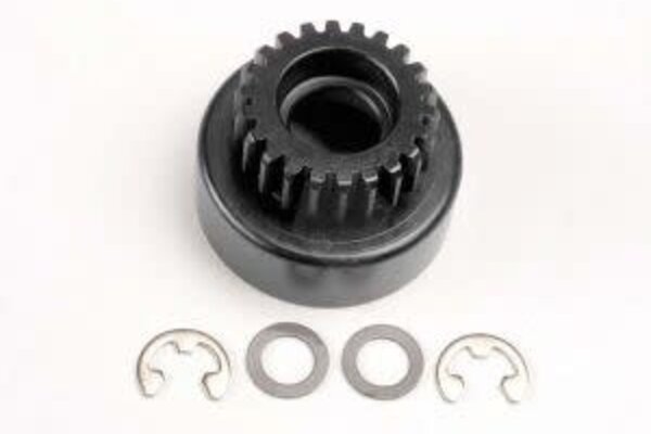 Traxxas 4122 Clutch bell, (22-tooth)/ 5x8x0.5mm fiber washer (2)/ 5mm E-clip (requires #4611-ball bearings, 5x11x4mm (2))