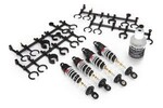Traxxas 5862 Big Bore shocks (hard-anodized & PTFE-coated T6 aluminum) (assembled with TiN shafts and springs) (front & rear) (4)