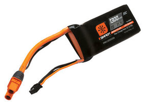 SPEKTRUM SPMX13003S30M  1300mAh 3S 11.1V Smart LiPo Battery 30C IC3