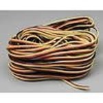 Hitec HRC57417  50' 3 Color Servo Wire, 22AWG, 30 Strand