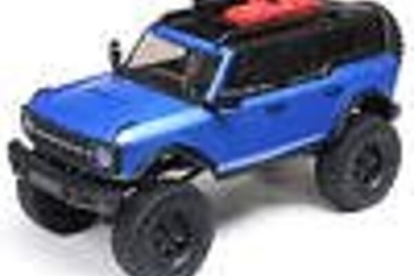 Axial Racing AXI00006T3  1/24 SCX24 2021 Ford Bronco 4WD Truck Brushed RTR, Blue