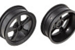 Team Associated ASC71079   DR10 Drag Front Wheels, Black
