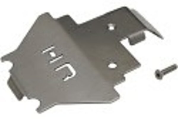 Hot Racing HRASTRXF332C   Stainless Steel Center Belly Pan Armor Skid Plate, TRX4