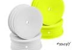 J Concepts JCO3347W  Mono - B4.1 / RB5 - 12mm Hex Front Wheel (White) - 4pc