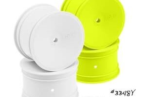 JCONCEPTS JCO3348W  Mono 2.2" 1/10 Buggy Rear Wheel, White, 4pc