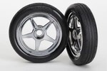 Traxxas 6975  T&W 5-SPOKE CHRM/FRNT DRAG TIR