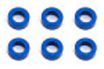 Team Associated ASC31383  Ballstud Washers 5.5 x 2.0mm Blue Aluminum (10)