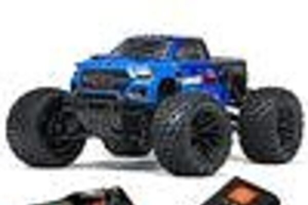 ARRMA ARA4102SV4T2 1/10 GRANITE 4X2 BOOST MEGA 550 Brushed Monster Truck RTR with Battery & Charger, Blue