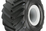 Proline Racing PRO1018715  1/10 Demolisher Fr/Rr 2.6"/3.5" MT Tires Mounted 12mm Gray Whls (2)
