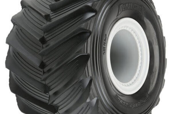 Proline Racing PRO1018715  1/10 Demolisher Fr/Rr 2.6"/3.5" MT Tires Mounted 12mm Gray Whls (2)