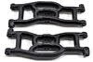 RPM RPM72132  Front A-Arms Black: ASC Pro2 SC10, Trophy Rat (2)
