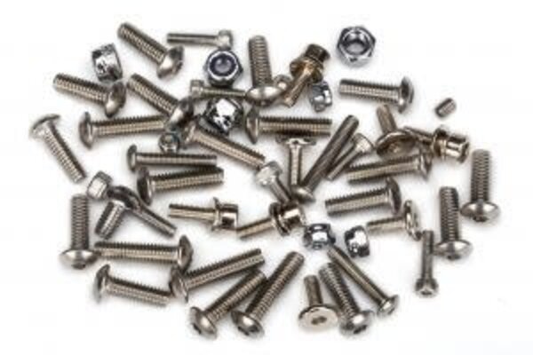 Traxxas 5746X Hardware kit, stainless steel, Spartan/DCB M41 (contains all stainless steel hardware used on Spartan and DCB M41)