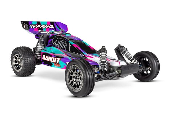 Traxxas 24076-74-PRPL Bandit® VXL:  1/10 Scale Off-Road Buggy with TQi™ Traxxas Link™ Enabled 2.4GHz Radio System & Traxxas Stability Management (TSM)®