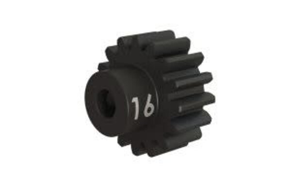 Traxxas 3946X Gear, 16-T pinion (32-p), heavy duty (machined, hardened steel) (fits 3mm shaft)/ set screw