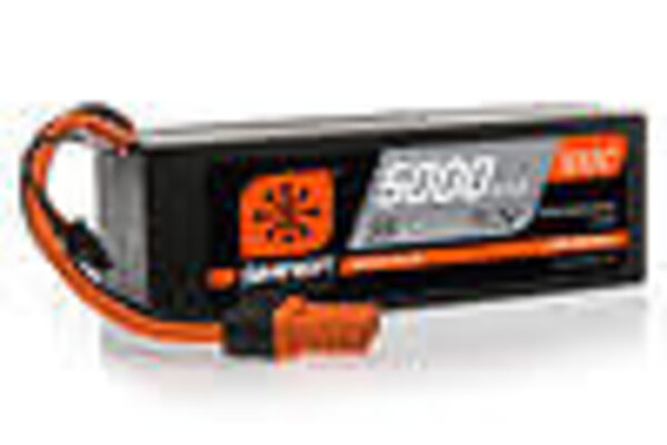 SPEKTRUM SPMX50003S100H5  5000mAh 3S 11.1V 100C Smart LiPo Hardcase; IC5