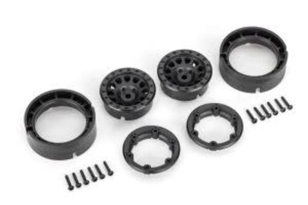Traxxas 9781 Wheels, 1.0", Method Race Wheels® 105 Beadlock (black, beadlock) (2)