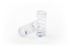 Traxxas 6864 Springs, front (progressive, +20% rate, blue) (2)