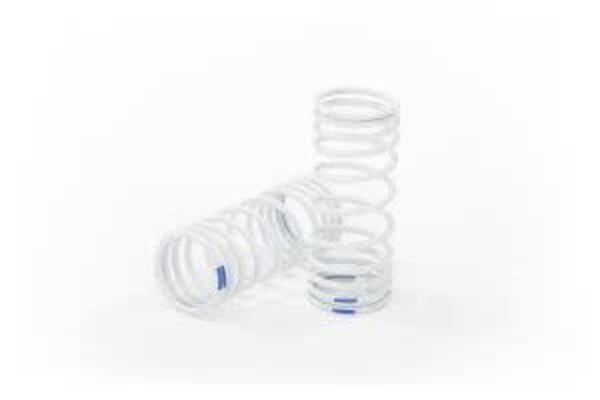 Traxxas 6864 Springs, front (progressive, +20% rate, blue) (2)