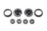 Traxxas 3768  Spring retainers, upper & lower (2)/ piston head set (2-hole (2)/ 3-hole (2))