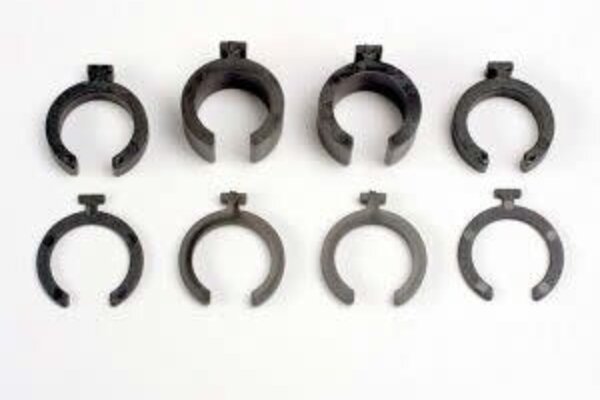 Traxxas 3769  Spring pre-load spacers: 1mm (4)/ 2mm (2)/ 4mm (2)/ 8mm (2)