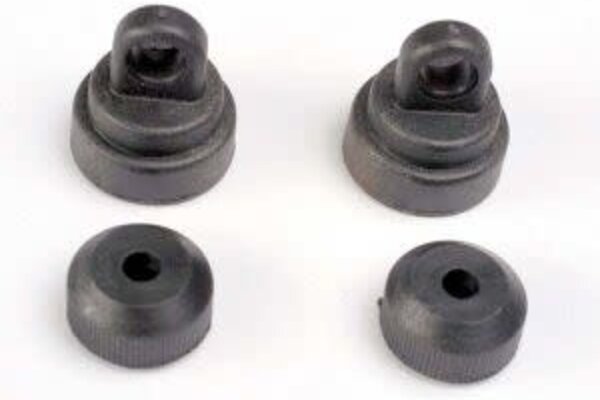 Traxxas 3767 Shock caps (2)/ shock bottoms (2)