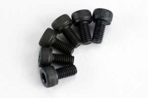 Traxxas 2554 Screws, 3x6mm cap-head machine (hex drive) (6)