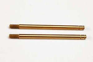 Traxxas 2656T Shock shafts, hardened steel, titanium nitride coated (xx-long) (2)