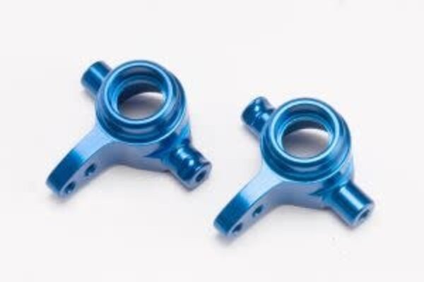 Traxxas 6837X  Steering blocks, 6061-T6 aluminum (blue-anodized), left & right
