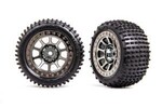Traxxas 2470T  T&W BLK CHRM 2.2/ALIAS REAR TIRE