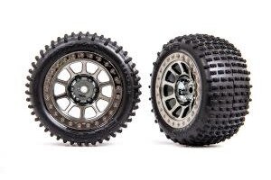 Traxxas 2470T  T&W BLK CHRM 2.2/ALIAS REAR TIRE