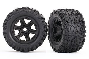 Traxxas 8672  T&W BLK/TALON EXT 17MM TSM TIR