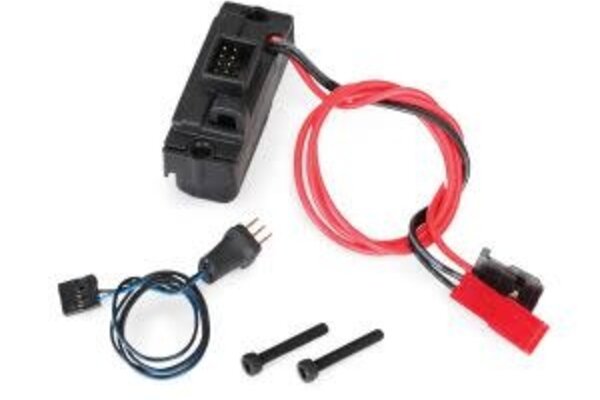Traxxas 8028 LED lights, power supply (regulated, 3V, 0.5-amp)/ 3-in-1 wire harness