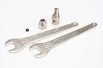 Traxxas 5761 Motor coupler, collet style/ GS 4x3 SS (with threadlock) (1)/ wrench, 10mm (2)