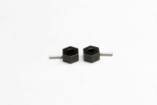 Traxxas 4959 Hex wheel hubs (tall offset, 14x7.5mm) (2)/ axle pins (2.5x12mm) (2)
