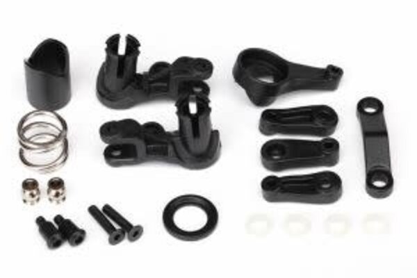 Traxxas 6845X Steering bellcranks/ servo saver/ servo saver spring/ servo spring retainer/servo horn, steering
