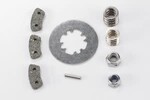 Traxxas 5552X   Rebuild kit, slipper clutch (steel disc/ friction pads (3)/ spring (2)/ pin/ 4.0mm NL (1)/ 5.0mm NL (1))