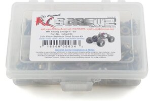 RC Screwz RCZHPI034  RC Screwz HPI Savage X SS Stainless Steel Screw Kit