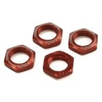 Kyosho KYOIFW472R  Red 17mm Serrated Wheel Nut (4)