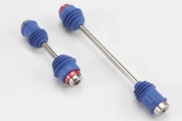Traxxas 5151R Driveshafts, center E-Maxx® (steel constant-velocity) front (1)/ rear (1) (assembled with inner and outer dust boots, for 3905 E-Maxx®)