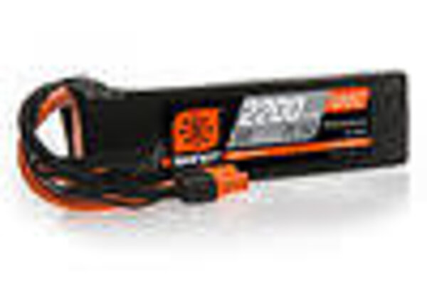SPEKTRUM SPMX22003S100   2200mAh 3S 11.1V 100C Smart LiPo Battery; IC3