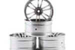 MST MXS-832063FS  MST TSP Wheel Set (Flat Silver) (4) (+5 Offset)