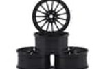 MST MXS-832502BK  MST 24mm LM Wheel (Black) (4) (+0 Offset)