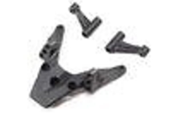 LOSI LOS211011  FR Bulkhead, FR Brace Lft/Rt: Mini-T 2.0