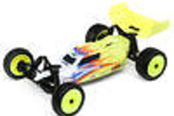 LOSI LOS01016T3   1/16 Mini-B 2WD Buggy Brushed RTR, Yellow/White