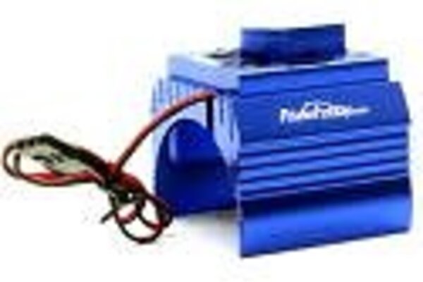 Powerhobby PHBPHF10FANBLUE  Powerhobby Aluminum Motor Heatsink Cooling Fan For 1/10 540 Size Motor Blue