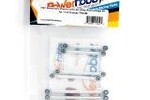 Powerhobby PHBTRX589Silver  Powerhobby Aluminum Suspension link Set Traxxas TRX-4M Silver TRX4m