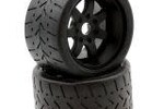 Powerhobby PHT5102 Powerhobby   1/8 Gripper 54/100 Belted Mounted Tires 17mm Black
