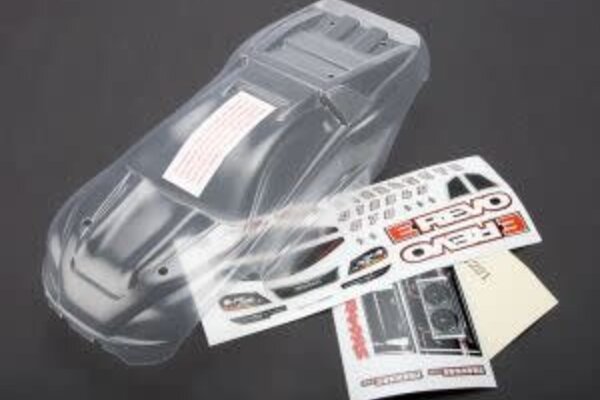 Traxxas 7111  BODY 1/16 E-REVO CLEAR