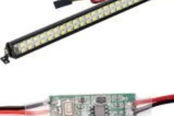 Powerhobby PHLIGHT 012  PowerHobby 147MM RC Double Row 48 LED Lightbar w/Controller for 1/10 1/8