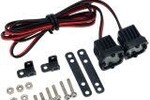Powerhobby PHLIGHT-001 PowerHobby RC 2 Single LED Lights Headlights Spotlight for 1/10 1/8